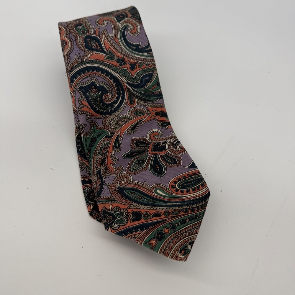 Britches of Georgetowne Mens Paisley Silk Tie Made in England